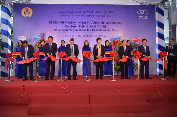 Dệt 8-3 khánh thành-khai trương hệ thống sợi