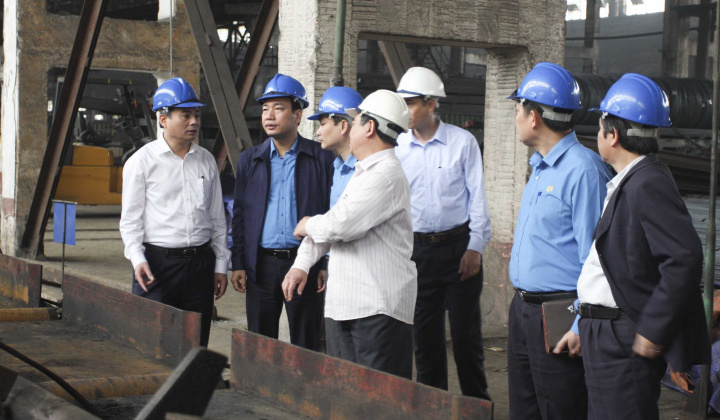 Công đoàn Công Thương cam kết đồng hành cùng người lao động Gang thép Thái Nguyên