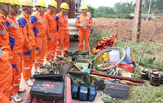Điện lực Lạng Sơn: Chú trọng an toàn vệ sinh lao động, phòng chống cháy nổ