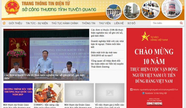 Sở Công Thương các tỉnh, thành hưởng ứng Chương trình Nhận diện hàng Việt Nam - Tự hào hàng Việt Nam năm 2019