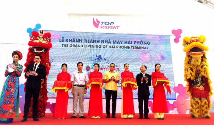 Top Solvent khánh thành Nhà máy cảng Hải Phòng trị giá 13 triệu USD