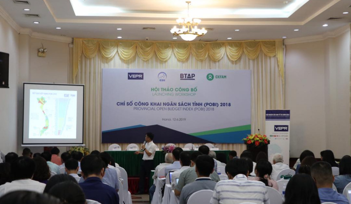 Chỉ số công khai Ngân sách tỉnh (POBI) 2018: Vĩnh Long đứng đầu