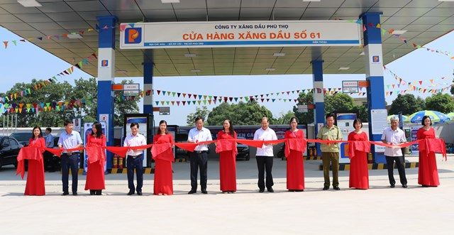 Petrolimex Phú Thọ: Khai trương cửa hàng xăng dầu số 61
