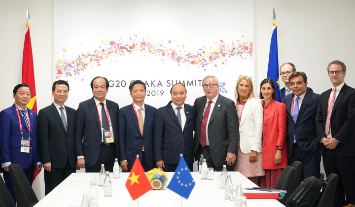 Chùm ảnh: Thủ tướng gặp các nhà lãnh đạo dự Hội nghị G20