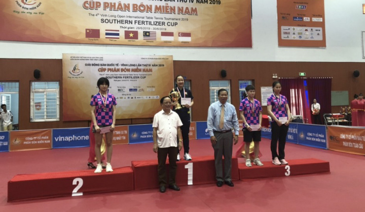Bế mạc Giải Bóng bàn quốc tế Vĩnh Long - Cúp Phân bón Miền Nam lần thứ 4