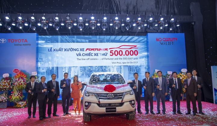 Toyota Việt Nam tiếp tục tăng trưởng trong nửa đầu năm 2019