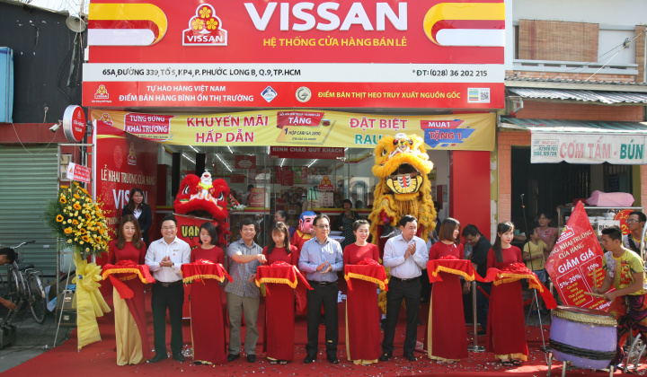 VISSAN  khai trương Cửa hàng thực phẩm mới tại quận 9