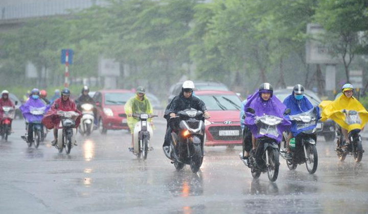 Thời tiết ngày 27/8: Sẽ có mưa rào và dông, đề phòng gió giật mạnh