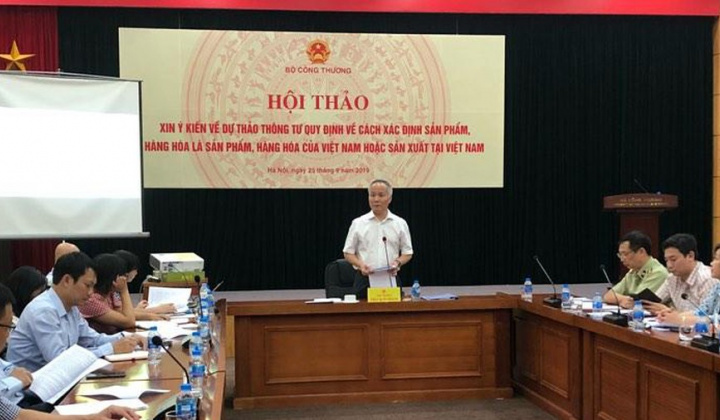 Thông tư về hàng hóa "made in Vietnam" giúp loại bỏ tình trạng hàng nhập khẩu nhập nhèm, đội lốt hàng Việt