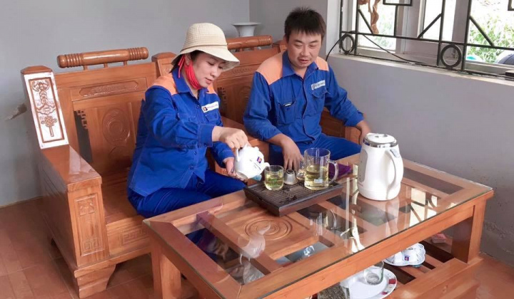 Những gia đình mang màu xanh Petrolimex