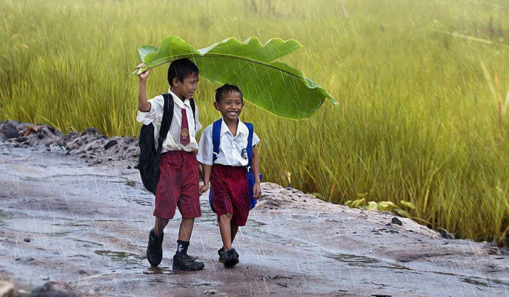 Hôm qua em tới trường