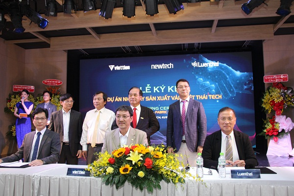 Việt Tiến "bắt tay" đối tác khởi động dự án Nhà máy sản xuất Vải – Việt Thái Tech