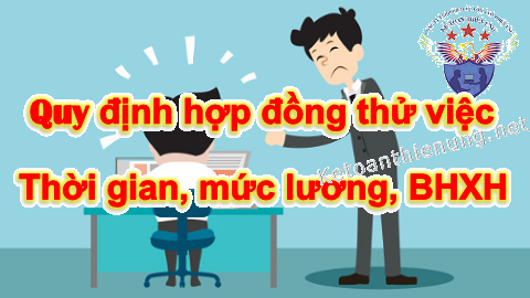 Những quy định về thử việc trong Bộ luật Lao động 2019