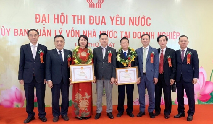 Petrolimex: 2 gương điển hình tiên tiến được vinh danh tại Đại hội Thi đua yêu nước Ủy ban Quản lý vốn Nhà nước