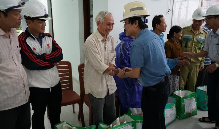 PTC2 tặng quà hỗ trợ nhân dân các tỉnh thành miền Trung bị ảnh hưởng do thiên tai, mưa lũ