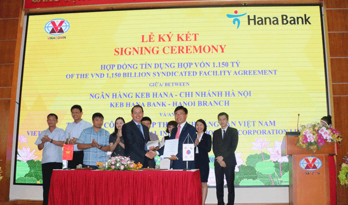 TKV ký hợp đồng tín dụng hợp vốn 1.150 tỷ đồng với Ngân hàng Keb Hana