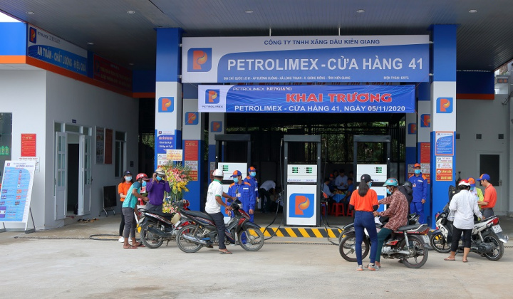 Petrolimex Kiên Giang tiếp tục mở rộng mạng lưới Cửa hàng xăng dầu