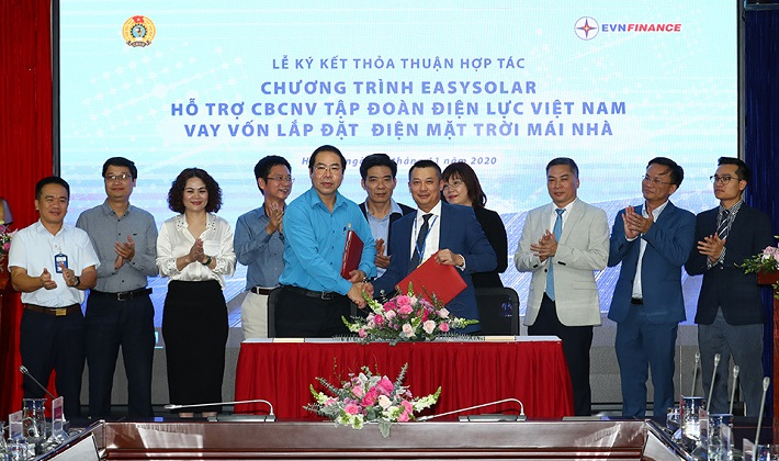 EVNFinance cung cấp gói vay lắp đặt điện mặt trời mái nhà cho CBNV ngành Điện