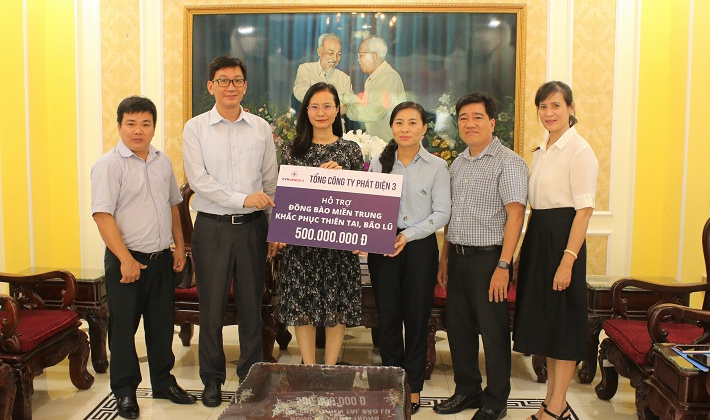 Nghĩa tình của EVNGENCO 3 hướng về đồng bào miền Trung