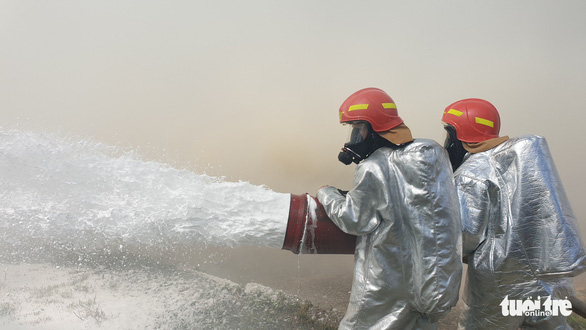 Diễn tập ứng phó sự cố hạt nhân trong Tổ hợp bôxit Tân Rai