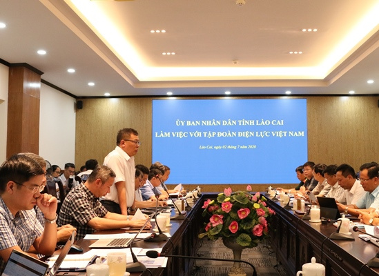 Lãnh đạo EVN, EVNNPC làm việc với UBND tỉnh Lào Cai