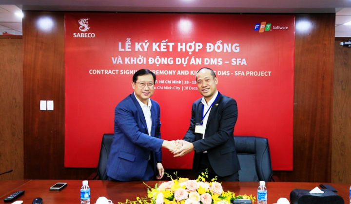 SABECO chính thức ký kết thực hiện dự án DMS-SFA