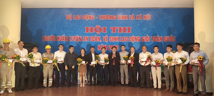 EVNHANOI giành giải A Người huấn luyện an toàn, vệ sinh lao động giỏi toàn quốc năm 2020