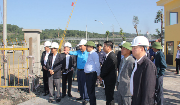 Khẩn trương hoàn thiện các hạng mục Dự án Nhà máy Tuyển than Khe Chàm