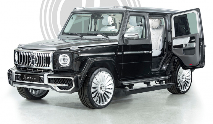 Hàng hiếm Mercedes-Benz G-Class Hoefele Design độ cửa xe kiểu Rolls-Royce, giá bán là ẩn số
