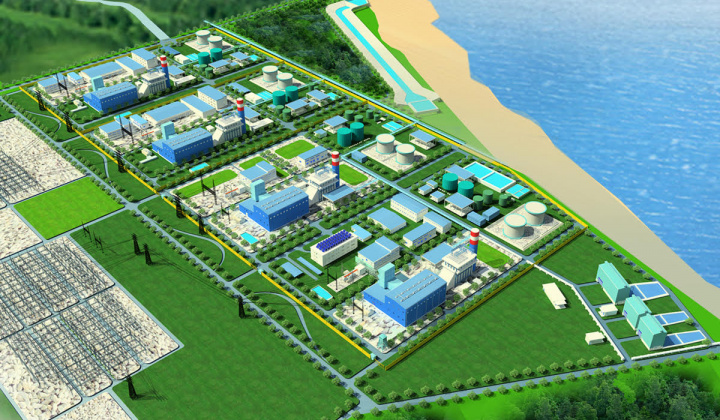 Xây dựng cơ sở hạ tầng dùng chung tại Trung tâm Điện lực Dung Quất