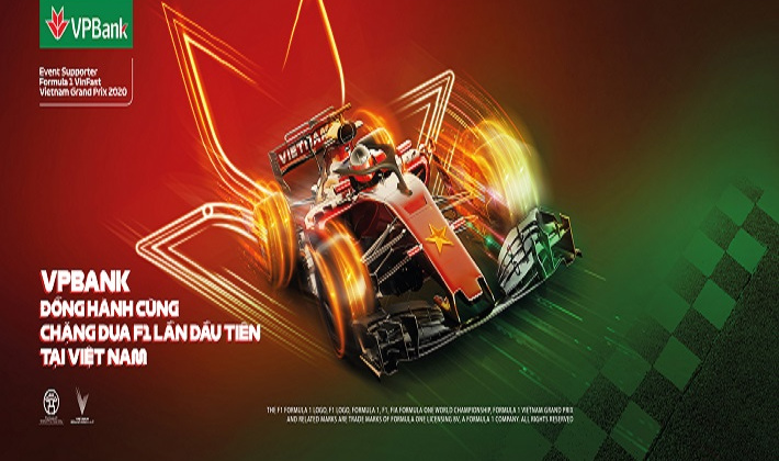 VPBank giảm 5% giá và tặng vé miễn phí cho khách hàng tham dự  giải đua xe F1 Việt Nam Grand Prix