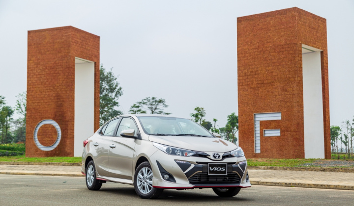 Toyota Vios tiếp tục dẫn đầu thị trường ô tô Việt Nam trong tháng 2/2020