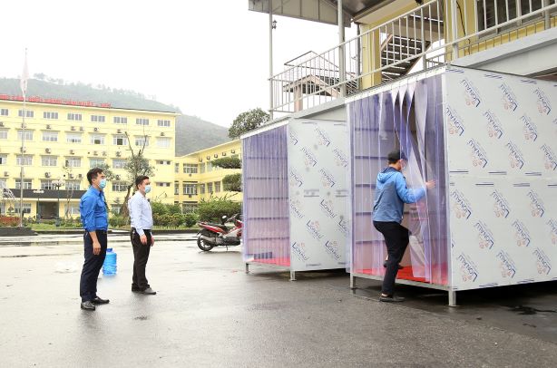 Đoàn Thanh niên Than Nam Mẫu chế tạo thành công Buồng khử khuẩn phòng chống dịch Covid-19