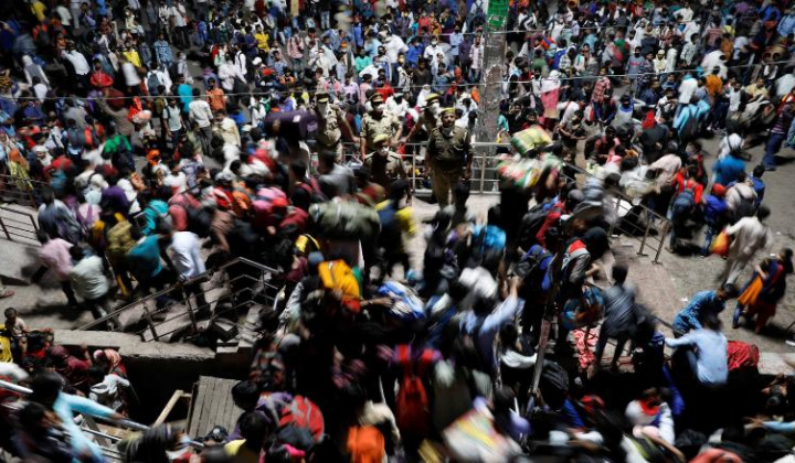 Ấn độ: Cuộc di cư hỗn loạn để chạy trốn covid-19