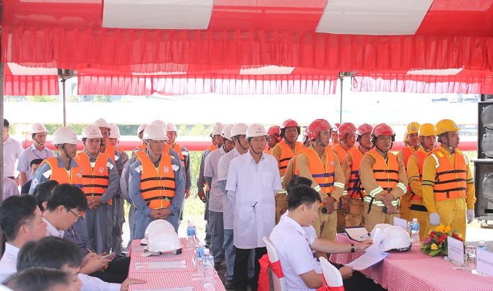 Nhiệt điện Phú Mỹ: Diễn tập ứng phó, xử lý sự cố tràn dầu