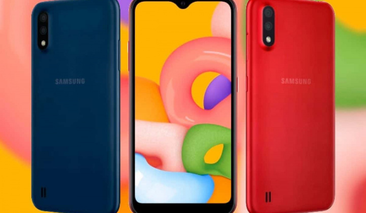 Samsung Galaxy M01 - Pin 4000mAh, giá 3 triệu đồng