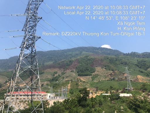Đóng điện đường dây 220kV Thượng Kon Tum - Quảng Ngãi