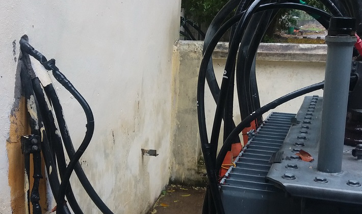 Có thể bị bỏng khi cắt trộm dây cáp  biến áp