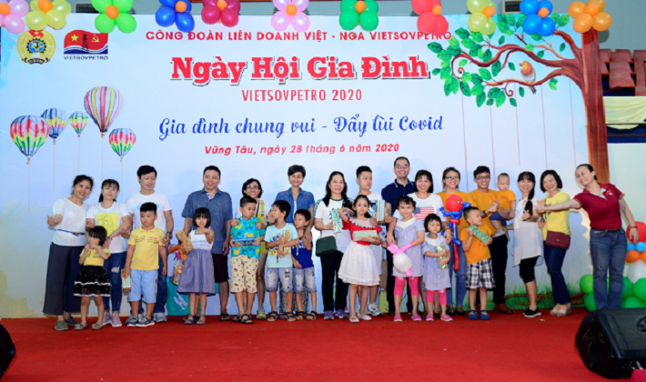 Vietsovpetro: Rộn ràng ngày hội “Gia đình cùng vui - Đẩy lùi Covid”