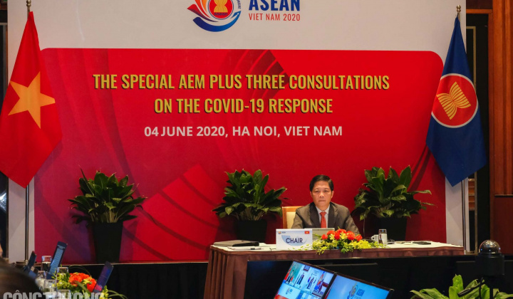 ASEAN+3 tăng cường gắn kết và chủ động ứng phó dịch bệnh Covid-19