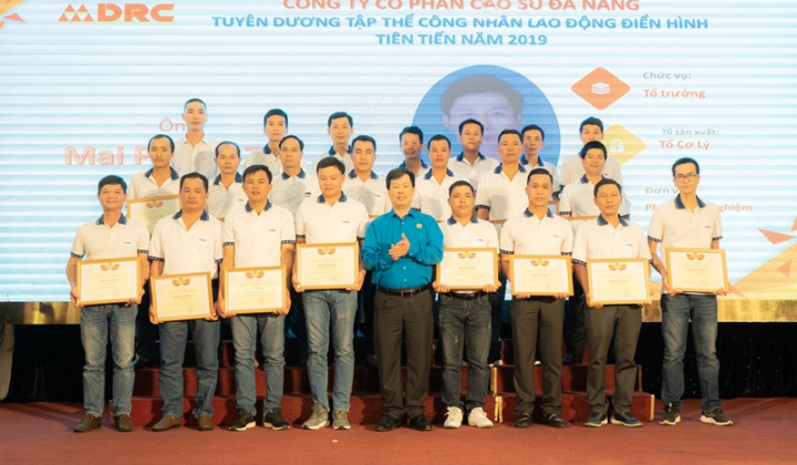 Cao su Đà Nẵng vinh danh lao động điển hình tiên tiến năm 2019