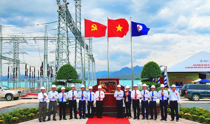 Gắn biển Trạm biến áp 220 kV Ninh Phước và đấu nối