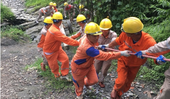 PC Hà Giang cơ bản cấp điện trở lại cho toàn bộ khách hàng bị ảnh hưởng do mưa lũ