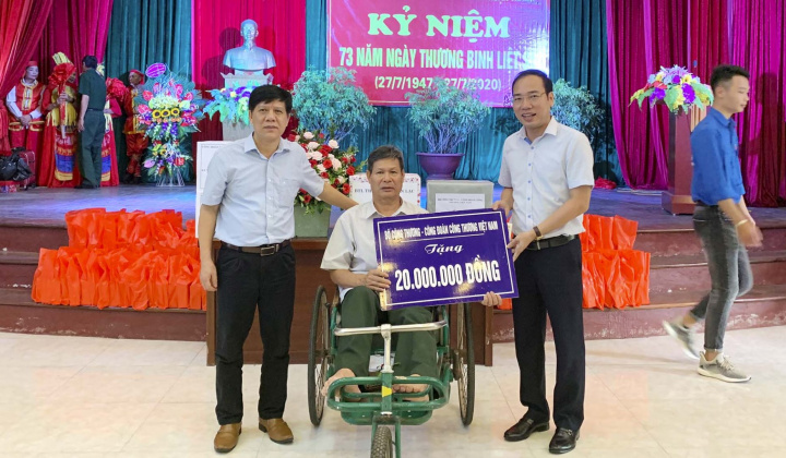 Công đoàn ngành Công Thương tri ân thương binh, gia đình liệt sỹ