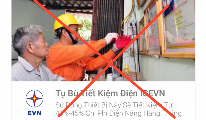 Giả mạo EVN trên internet và mạng xã hội