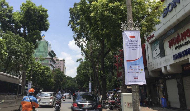 Hà Nội, TP. Hồ Chí Minh treo phông phướn, hưởng ứng “Tự hào hàng Việt Nam” năm 2020