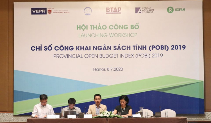 POBI 2019: Hà Nội tăng 29,87 điểm, thuộc nhóm báo cáo ngân sách công dân tốt