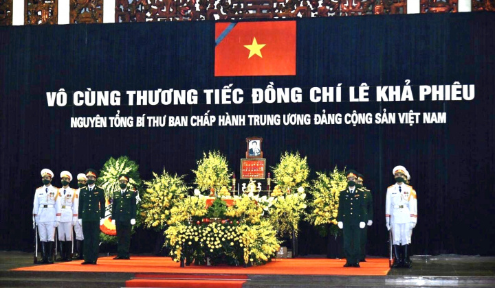Lễ viếng nguyên Tổng Bí thư Lê Khả Phiêu