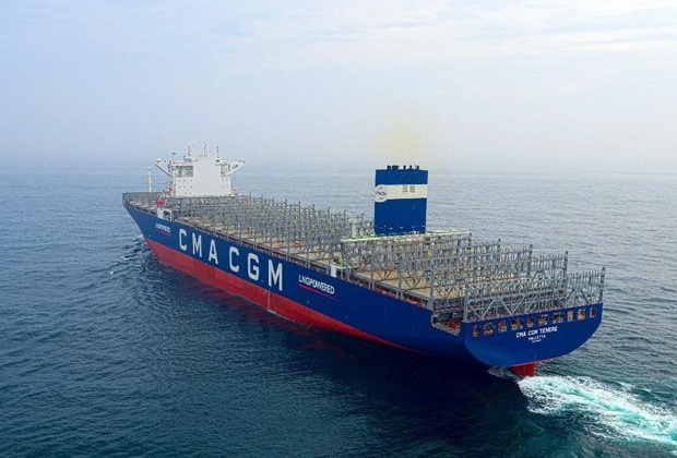 Hàn Quốc chế tạo tàu chở container siêu lớn chạy bằng nhiên liệu LNG đầu tiên trên thế giới