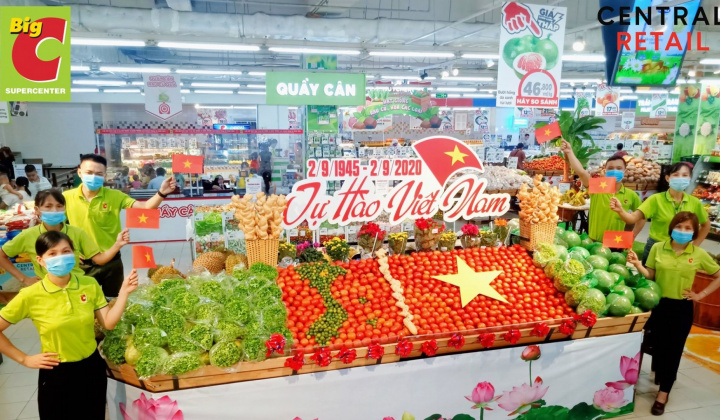 Thị trường Quốc khánh 2/9: Big C giảm giá mạnh mặt hàng nông sản